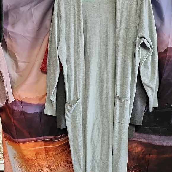 Nine West Heather Gray Women's Cardigan - Picture 1 of 4
